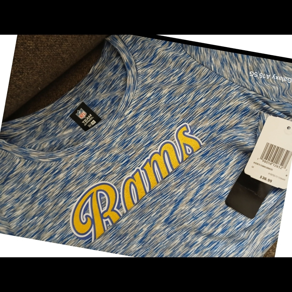 NFL Team Apparel Blue and White Shirt